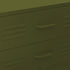 Lady Jillian - Chest of Drawers Olive Green 80x35x101,5 cm Steel