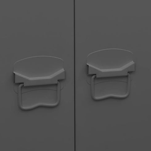 Lady Jillian - Industrial Wardrobe Anthracite 90x50x180 cm Metal