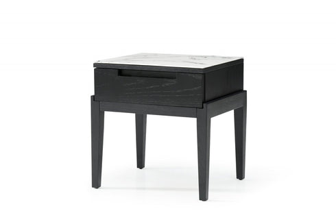 Orchid Marble Bedside Single Drawer
