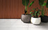 Blinde Design Stitch 25Concrete Planter - Bone Finish - BLD.1.P.STI.25.Y.BO