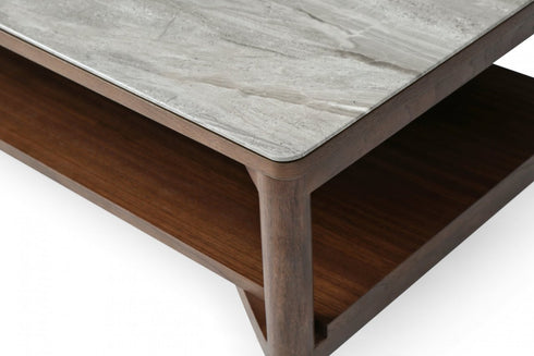 Willow Coffee Table With Shelf