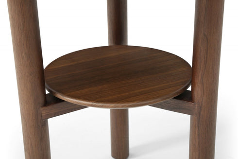 Willow Lamp Table With Shelf