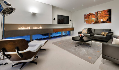 Ecosmart Fire XL900 Ethanol Burner - Black Finish - ESF.B.XL9.WTT.BL