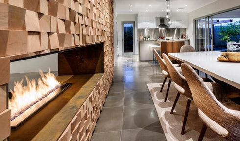 Ecosmart Fire XL900 Ethanol Burner - Black Finish - ESF.B.XL9.WTT.BL