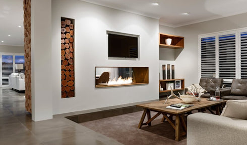 Ecosmart Fire XL900 Ethanol Burner - Black Finish - ESF.B.XL9.WTT.BL