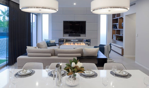 Ecosmart Fire XL900 Ethanol Burner - Black Finish - ESF.B.XL9.WTT.BL